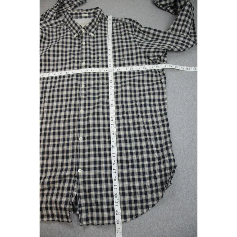 Banana Republic Shirt Mens XL Plaid 100% Cotton Classic Fit Button-Down